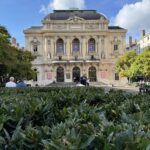 front view of lyon opera house in france