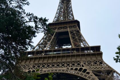 A view of the Eiffel Tower from a worm's eye view in Paris 5 Day Itinerary